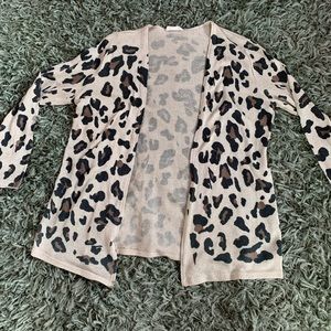 Women’s cheetah print cover-up